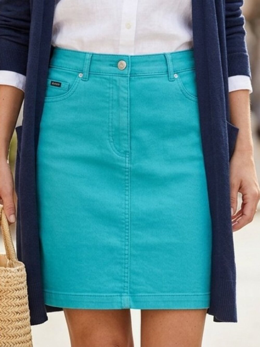 Denim Mini Skirt